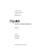 Cover of: Pop art: selections from the Museum of Modern Art : an exhibition organized by the Museum of Modern Art in collaboration with the High Museum of Art