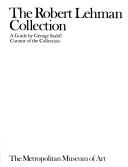 Cover of: The Robert Lehman Collection: a guide