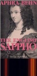 Aphra Behn by George Woodcock