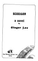 Cover of: Berrigan by Vicki P. McConnell