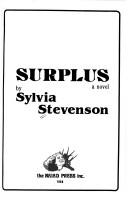 Cover of: Surplus by Sylvia Stevenson