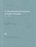 Cover of: A classification of institutions of higher education