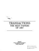 Cover of: Transactions: the best papers of 1987