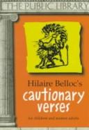 Cover of: Cautionary verses: collected humorous poems