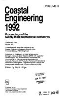 Cover of: Coastal Engineering 1992: Proceedings of the Twenty-Third International Conference October 4-9, 1992 Venice, Italy (Coastal Engineering Conference//Proceedings of the Coastal Engineering Conference)