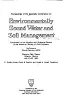 Cover of: Environmentally Sound Water and Soil Management
