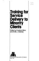 Cover of: Training for service delivery to minority clients