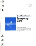 Cover of: Emergency care.