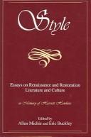 Style : essays on Renaissance and Restoration literature and culture in memory of Harriet Hawkins