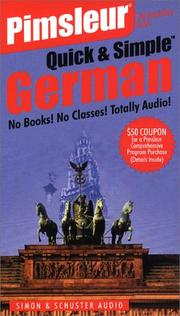 Cover of: German: 2nd Ed. (Quick & Simple)