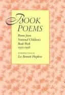 Cover of: Book poems: poems from National Children's Book Week, 1959-1998