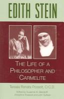 Cover of: Edith Stein by Teresia de Spiritu Sancto Sister, O.D.C.
