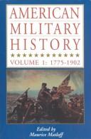 Cover of: American Military History by Maurice Matloff