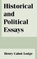 Cover of: Historical And Political Essays