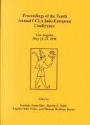 Cover of: Proceedings of 10th Annual UCLA Conference (Journal of Indo-European Studies. Monograph, No. 32.)