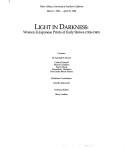 Cover of: Light in darkness: women in Japanese prints of early Shôwa (1926-1945)
