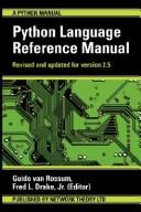 Cover of: The Python Language Reference Manual