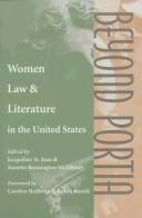 Cover of: Beyond Portia: women, law, and literature in the United States
