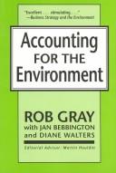Cover of: Accounting for the environment