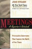 Cover of: Meetings by Jess Stearn
