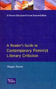 A reader's guide to contemporary feminist literary criticism