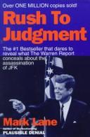 Cover of: Rush to judgment