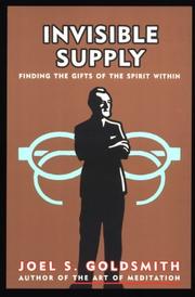 Invisible Supply by Joel S. Goldsmith
