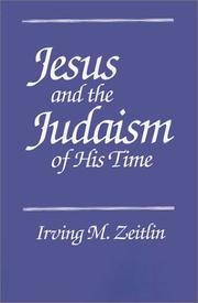 Cover of: Jesus and Judaism of His Time
