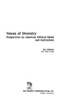 Cover of: Voices of Diversity | Pat Andrews