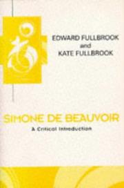 Cover of: Simone de Beauvoir by Edward Fullbrook