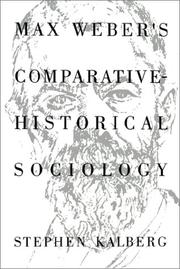 Max Weber's comparative-historical sociology