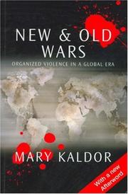 New and old wars : organized violence in a global era