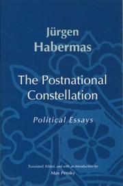 The postnational constellation : political essays