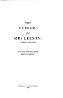 The memoirs of Mrs Leeson