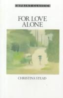 Cover of: For love alone