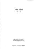 Aldo Rossi by Aldo Rossi