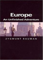 Europe : an unfinished adventure