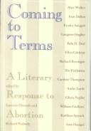 Cover of: Coming to terms: a literary response to abortion