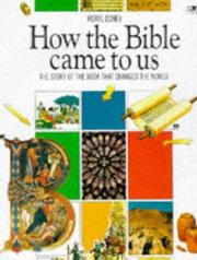 Cover of: How the Bible Came to Us