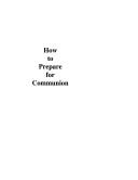Cover of: How to Prepare for Communion