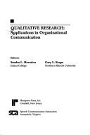 Qualitative research by Sandra L. Herndon, Gary L. Kreps