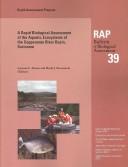 A rapid biological assessment of the aquatic ecosystems of the Coppename river basin, Suriname