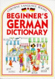 Beginner's German dictionary