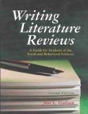 Writing Literature Reviews by Jose L. Galvan