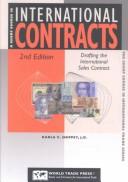 Cover of: A short course in international contracts: drafting the international sales contract : for attorneys and non-attorneys