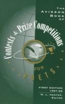 Cover of: The Avisson Book of Contests and Prize Competitions for Poets: 1997-98 (Avisson Writers Reference Series)