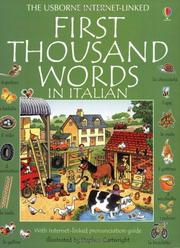 The Usborne first thousand words in Italian : with easy pronunciation guide