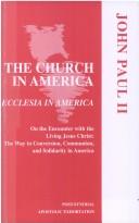 Cover of: Church In America: Ecclesia in America