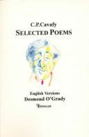 Selected poems of C. P. Cavafy