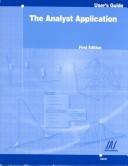 Cover of: The Analyst Application (First Edition)